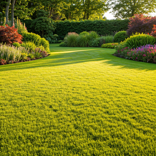 Rasenpflege Weiterstadt – gepflegter grüner Rasen